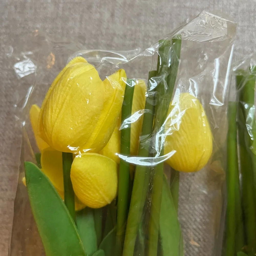 Yellow tulip stems spring flowers yellow flower tulip florals flower arranging
